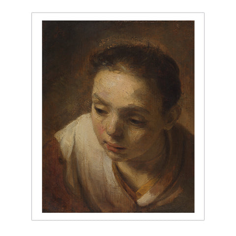 Head of A Girl Postcard