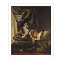 Scholar in His Study Postcard