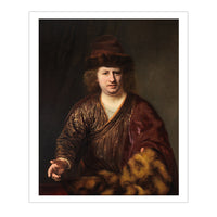 Bearded Man in a Fur Hat Postcard