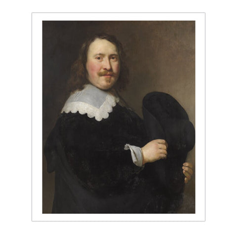 Portrait of a Man with a Hat Postcard