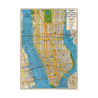 New York House Numbers Gift Wrap - Single Sheet