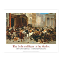 The Bulls and Bears in the Market, 1879 Poster