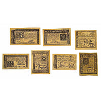 Colonial Banknote Set A