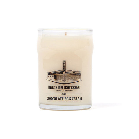 Chocolate Egg Cream Scented Candle - New-York Historical Society Museum Store