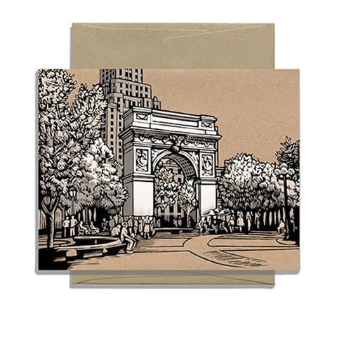 Washington Square Arch Notecard