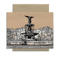 Bethesda Fountain Notecard