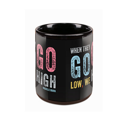 When They Go Low We Go Chai White Glossy Mug, Cool Jewish Gifts