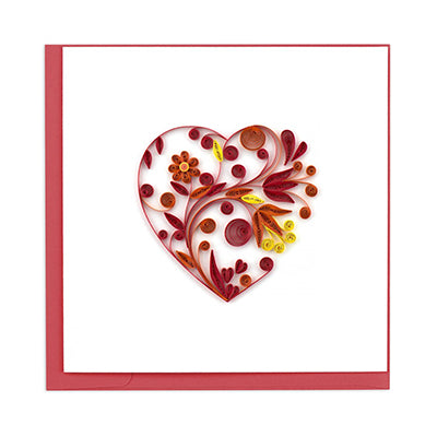 Heart Quilling Notecard