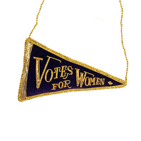 Votes for Women Pennant Ornament