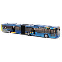 Blue MTA Articulated Bus