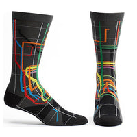 MTA Vignelli Diagram Subway Sock - Men