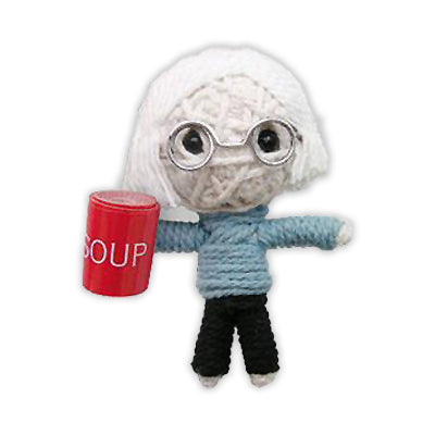 Andy Warhol String Doll Keychain