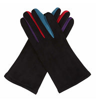 Multi-Black Bright Gloves