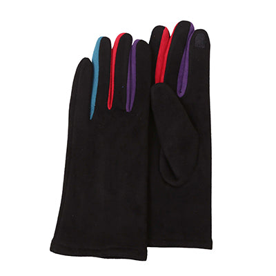 Multi-Black Bright Gloves