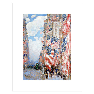 Hassam Fourth of July print