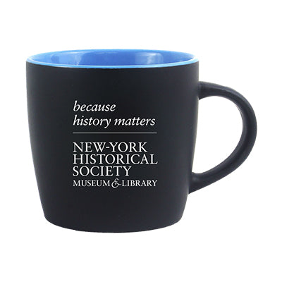 New-York Historical Society Blue Cafe Mug