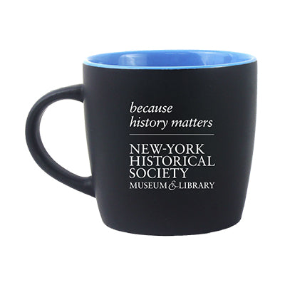 New-York Historical Society Blue Cafe Mug