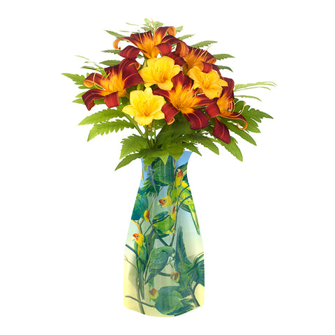 John James Audubon Parakeet Vase