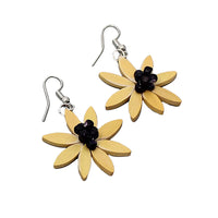 Yellow Amaya Flower Earrings