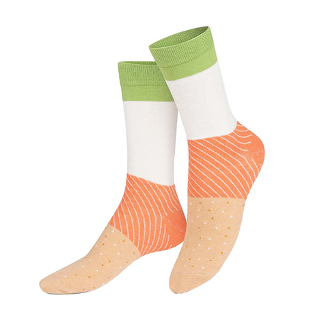 Salmon Bagel Socks