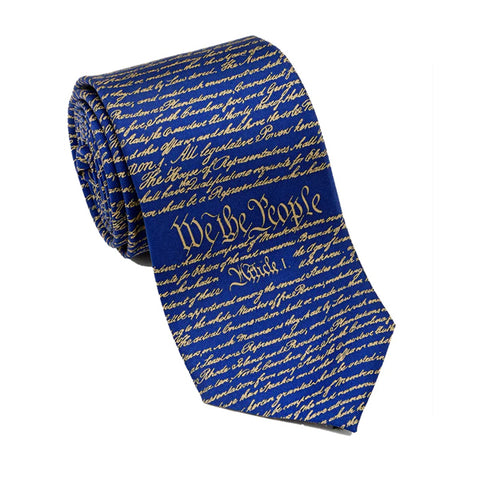 Blue Constitution Tie