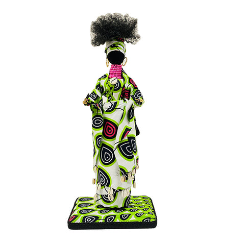 Annie's Girls Doll White Green
