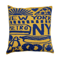 Metro NY Yellow Pillow