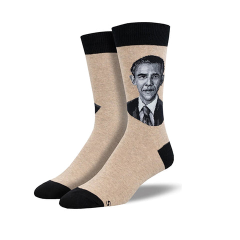 Barack Obama Men's Socks Heather