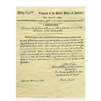 13th Amendment Abolition of Slavery Historical Document Replica