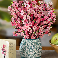 Cherry Blossoms Bouquet Pop-up Greeting Card