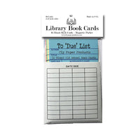 Magnetic Memo Library Book Card
