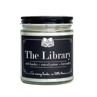 Library Literary Candle