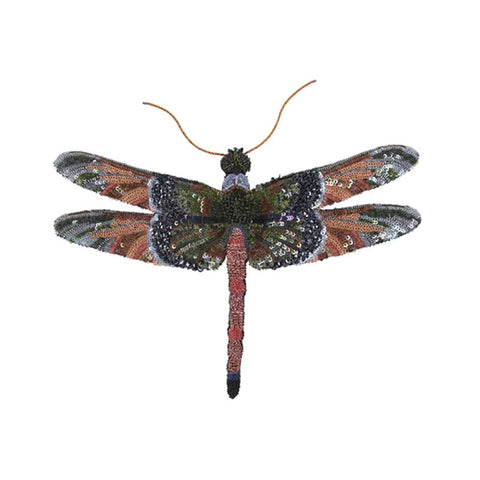 Dragonfly Spangle Brooch Pin