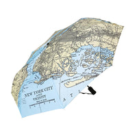 New York Vintage Map Umbrella