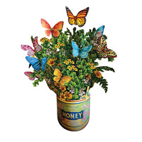 Butterflies and Buttercups Bouquet Pop-up Greeting Card