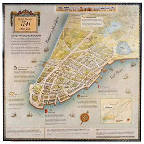 1741 Story Map Slavery Poster - New-York Historical Society Museum Store