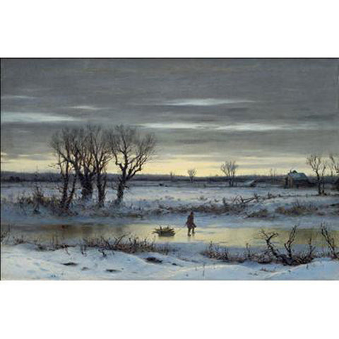 Winter Twilight Near Albany, NY Oppenheimer Print