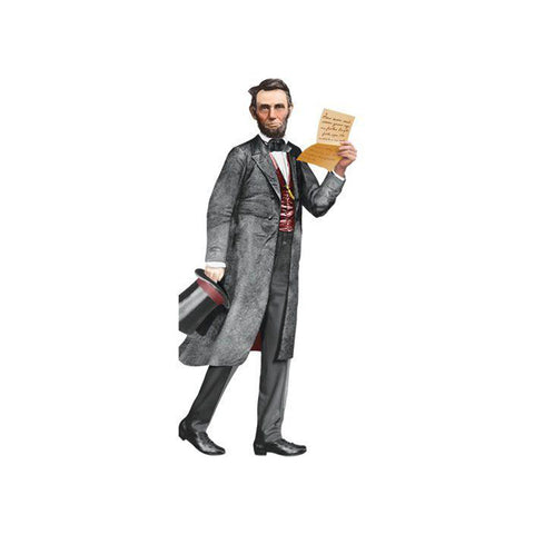 Abraham Lincoln Die-Cut Notecard - New-York Historical Society Museum Store