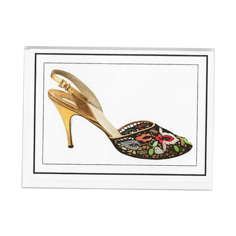 Madonna Sandals notecard